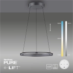 Lampa wisząca Pure E-loop Szary 2551-15 Paul Neuhaus - zdjęcie dodatkowe 5