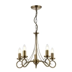 kinkiecik.pl Lampa wisząca Trafford 5LT Pendant 180-5AN ENDON