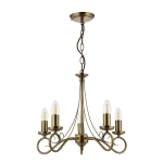 kinkiecik.pl Lampa wisząca Trafford 5LT Pendant 180-5AN ENDON