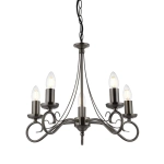 kinkiecik.pl Lampa wisząca Trafford 5LT Pendant 180-5AS ENDON