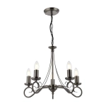 kinkiecik.pl Lampa wisząca Trafford 5LT Pendant 180-5AS ENDON