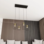 Lampa wisząca VANDER 4 BL GOLD 1364/4 EMIBIG Lighting