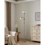 UP 2 Lampa podłogowa E27;E14 mosiądz 82843 EGLO