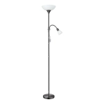 UP 2 Lampa podłogowa E27;E14 czarny nikiel 93917 EGLO