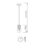 Lampa wisząca Mantra Galaxia 7623MA - zdjęcie dodatkowe 1