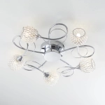 kinkiecik.pl Lampa sufitowa Aherne 5LT Semi Flush AHERNE-5CH ENDON