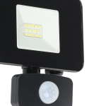 FAEDO 3 kinkiet zewnętrzny LED 10W 5000K naświetlacz z czujnikiem ruchu czarny 97459 EGLO