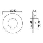 Lampa ścienna Mantra Jewel 8074MA - zdjęcie dodatkowe 1