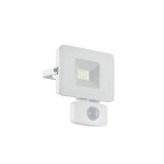 FAEDO 3 kinkiet zewnętrzny LED 10W 5000K naświetlacz z czujnikiem ruchu biały 33156 EGLO