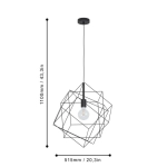 STRAITON Lampa wisząca 43359 EGLO
