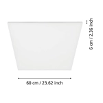 TURCONA oprawa sufitowa 59,5x59,5 cm panel LED 4000K 98903 EGLO