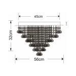Lancaster Crystal czarny 627807-29 REALITY