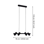GATUELA 1 Lampa wisząca 99463 EGLO