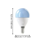 Żarówka LED E14 4,9W RGB+TW P45 470 lm Kulka Sterowana Smart Home Connect-Z 12252 EGLO