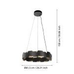 ALTAGRACIA Lampa wisząca 390031 EGLO