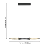 LANACERA Lampa wisząca 390087 EGLO