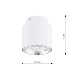 Lampa sufitowa NANO 1 WHITE 1311/1 EMIBIG Lighting