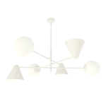 Żyrandol HERMES 6 WHITE 1348/6 EMIBIG Lighting