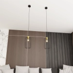 Lampa wisząca VANDER 1 BL GOLD 1364/1 EMIBIG Lighting