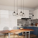 Lampa wisząca NANDO 4 BL 1369/4 EMIBIG Lighting
