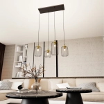 Lampa wisząca VANDER 4 BL GOLD 1364/4 EMIBIG Lighting