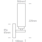 Kinkiet Mirror Lights 60106/C ONE LIGHT