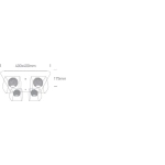 Kinkiet The Cube Range 60178B/C ONE LIGHT