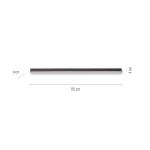 Lampa sufitowa Pure Lines Antracyt 6021-13 Paul Neuhaus - zdjęcie dodatkowe 1