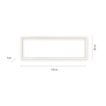 Lampa sufitowa Pure Lines Square Aluminium 6023-95 Paul Neuhaus - zdjęcie dodatkowe 1