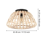 MONTEZUELO oprawa sufitowa 390149 EGLO