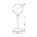 Lampa wisząca Mantra Kazz 8137MA - zdjęcie dodatkowe 1