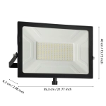 FAEDO 3 kinkiet zewnętrzny LED 102W 5000K naświetlacz z czujnikiem ruchu czarny