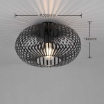 kinkiecik.pl Lampa sufitowa czarna JOHANN 606903032 TRIO