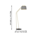 ALMERIMAR Lampa podłogowa 390174 EGLO