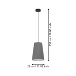PETROSA Lampa wisząca 390135 EGLO