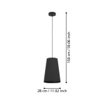 PETROSA Lampa wisząca 390132 EGLO