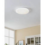 FRANIA-S Plafon łazienkowy LED 31 cm 4000K IP44 biały lampa ścienna / sufitowa 900363 EGLO