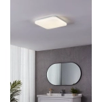 FRANIA-S Plafon łazienkowy LED 33x33 cm 4000K IP44 biały lampa ścienna / sufitowa 900364 EGLO