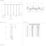 SERENARA Lampa wisząca 390184 EGLO