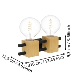 LEVANTARA lampa ścienna 390192 EGLO