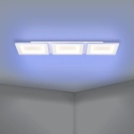 PADROGIANO-Z Plafon LED RGB+TW biały 120x30 cm oprawa sufitowa Smart Home 900482 EGLO