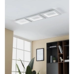 PADROGIANO-Z Plafon LED RGB+TW biały 120x30 cm oprawa sufitowa Smart Home 900482 EGLO