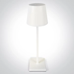 WHITE 3,5W RGB+WW TABLE LAMP RECHARGEABLE USB SOCKET IP54 DIMMABLE 61082/W/RGBW ONE LIGHT