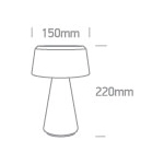 Lampa przenośna Portable Trendy Light 61088/W IP65 ONE LIGHT