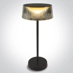 BLACK TABLE LAMP 2w WW IP44 USB RECHARGEABLE DIMMABLE 61106/B/W ONE LIGHT