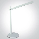WHITE TABLE LAMP LED 5,5W CCTV DIMMABLE 230V EU PLUG 61108/W/V ONE LIGHT