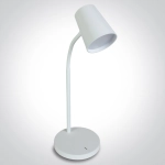 WHITE TABLE LAMP LED 5W WW DIMMABLE 230V EU PLUG 61110/W/W ONE LIGHT