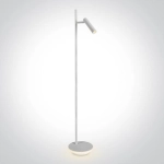 kinkiecik.pl Diodor P 61132B/W/W biała lampa podłogowa LED 3000K 230V reflektor 3W + podstawa 8W; zasilacze w komplecie