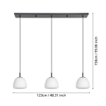 BALMES Lampa wisząca 390202 EGLO
