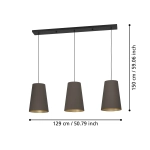 PETROSA Lampa wisząca 390196 EGLO